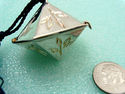 TIFFANY & Co  Bamboo Hexagon Pill Box Case / Neckl