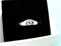 TIFFANY & Co. Elsa Peretti Curved Platinum Diamond