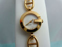 Gucci 107 Series G-Case Ladies Gold G Mariner Char