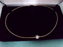 TIFFANY & Co & Diamond Platinum & 18K Ball Necklac