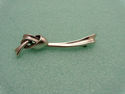 TIFFANY & Co XL Bow Ribbon Tied Brooch Pin Sterlin