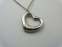 TIFFANY & Co. Open Heart DIAMOND Pendant Necklace 
