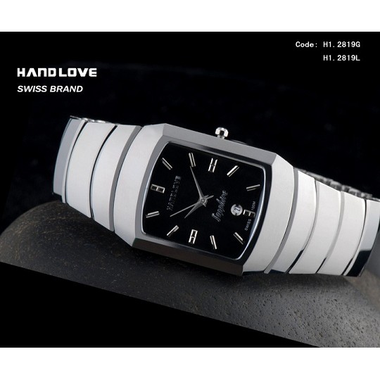 Handlove Squared Dial Women's Swiss Watch