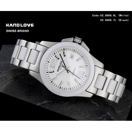 Handlove Stylish Fashion Women's White Swiss Watch
