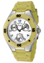 Women's Angel White Dial Yellow Green Silicon