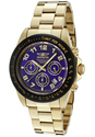 Men's Speedway Chronograph Blue Dial 18K Gold Plat