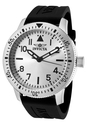 Men's Specialty Silver Dial Black Polyurethane