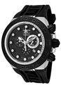 Men's Subaqua Chronograph Black Dial Black Polyure