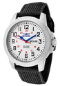 Men's Specialty White Dial Black Nylon