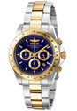 Men's Speedway Chronograph 18k Gold Plated Two Ton