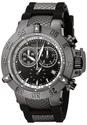 Men's Subaqua Chronograph Black Rubber