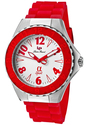 Women's A Sport White Dial Red Silicone