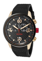 Men's Tech Chronograph Black Dial Rose Gold Tone I