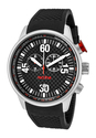 Men's Tech Chronograph Black Dial Black Textured S