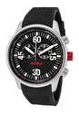 Men's Tech Chronograph Black Dial Black Textured S