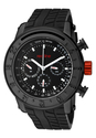 Men's Tread Black Dial Black IP SS Case Black Sili