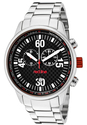 Men's Tech Chronograph Black Dial Stainless Steel