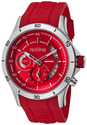 Men's Tech Alarm Red Dial Red Silicon