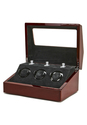 Multi-Function Mahogany 3 Slot Watch Winder