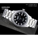 Handlove Black Dial Imported Genuine Stainless Ste