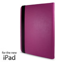 iPad 3, 2 360 Rotating PURPLE Leather Case Smart C