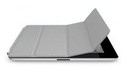 iPad 3 / 2  Slim Magnetic PU Gray Leather Smart Co