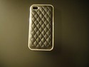 Chrome Hard Case Cover w/ Black Soft Leather for A