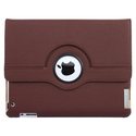  iPad 3, 2 360 Rotating Brown Leather Smart Cover 
