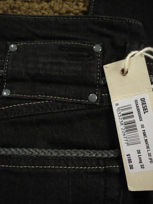 TwoTownsendSt : NWT$200 DIESEL Women's MATIC SLIM Straight Leg Jeans 26