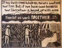"Let Us Work Together" Poster