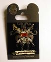 Disney DLR Pirate Skull Crossed Swords Dangle Pin