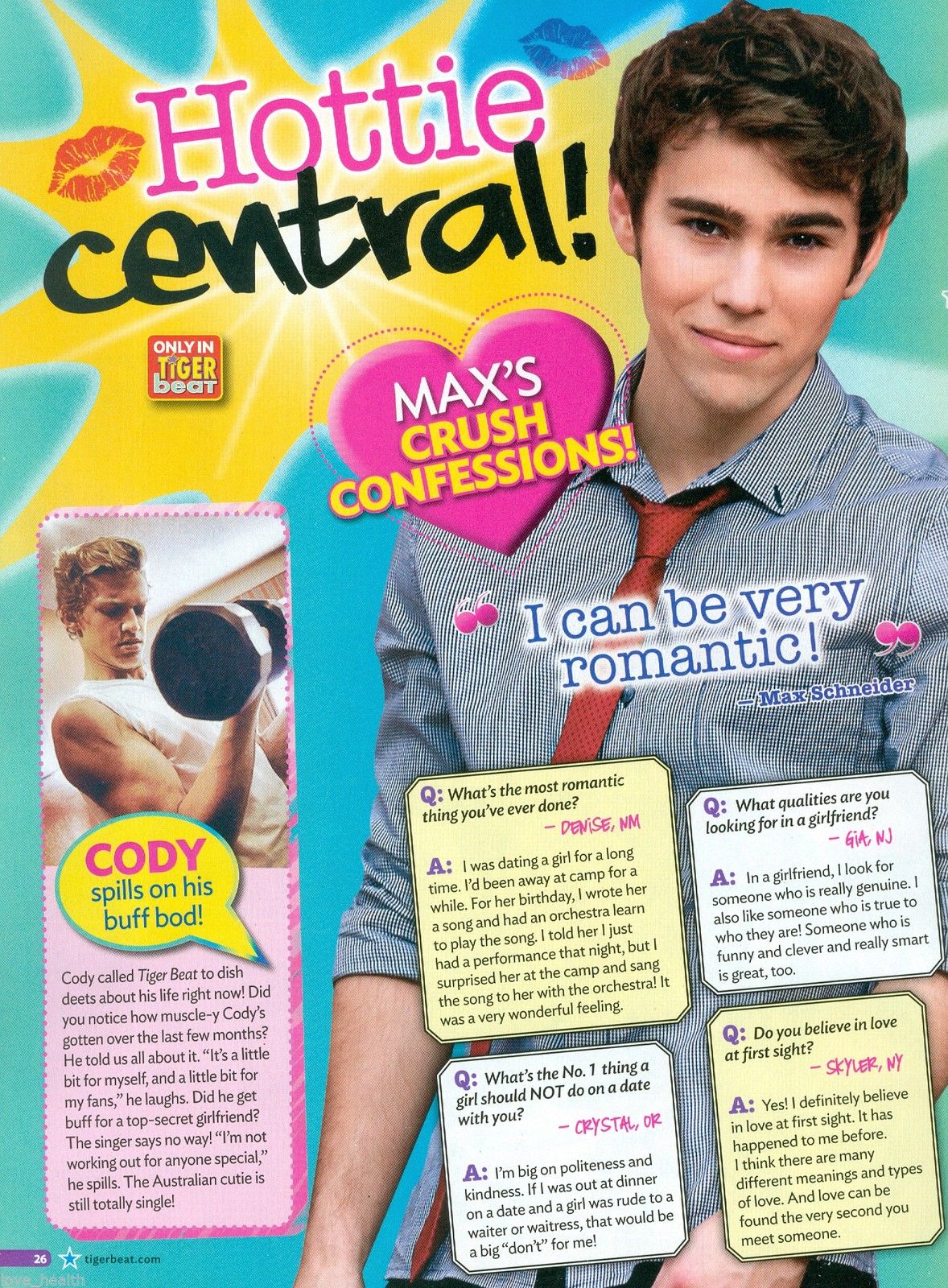 Love Health : Max Schneider - Ross Lynch Austin & Ally Teen Boy Actor 