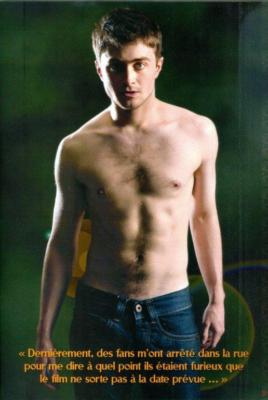 Love Health Daniel Radcliffe Shirtless Harry Potter Pinup