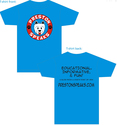 Light Blue Prestonspeaks.com Logo Shirt