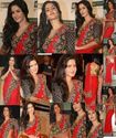 Katrina Kaif Bollywood Indian Red Designer Saree S