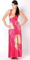 Long Designer Outfit Pink Tye Dye Casual Jabba Max
