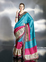 Indian Beautiful Designer Shaded Bhagalpuri Silk F