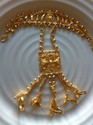 14K Gold Platted Bracelets Hand Punja Ring Salwar 