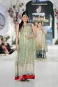 Pakistan Designer Chiffon Olive Green Red Velvet A