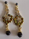 Indian Gold Platted Antique Style Earrings Salwar 