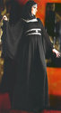 Fashion Vision Black Yesenia Crepe silk Jilbab Ang