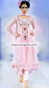 Party wear Salwar Kameez Tea Rose Pink Banarasi On