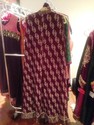 Pakistan Designer Purple Chiffon Antique work Gold