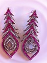 Antique Silver Earrings Heavy Zarqonia Stylish Pur