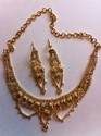 Indian 14ct Gold Platted Jewellery Set Beads Style