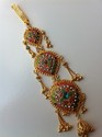 Indian Gold Platted Multi-Shaded Jhura Pin Kundan 