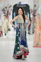 Pakistan Designer Royal Blue Deep Green Pishwas He