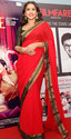 Indian Replica Designer Saree Red Georget & Gota L