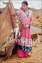 Designer DewDrops Pink Banarasi Brwon Outfit Salwa