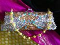 Yellow Beaded Purse Salwar Tunic Casual Collection